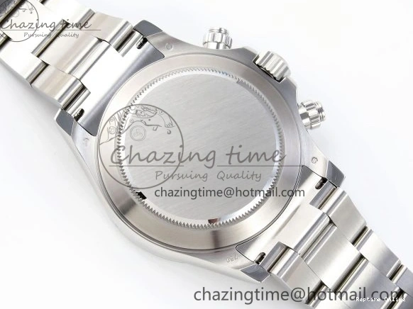 0418 TimelessDesign DAYTONA 116506 SS OMF BEST EDITION ICE BLUE DIAL ON SS BRACELET A7750 (SLIM MOVEMENT) 1811